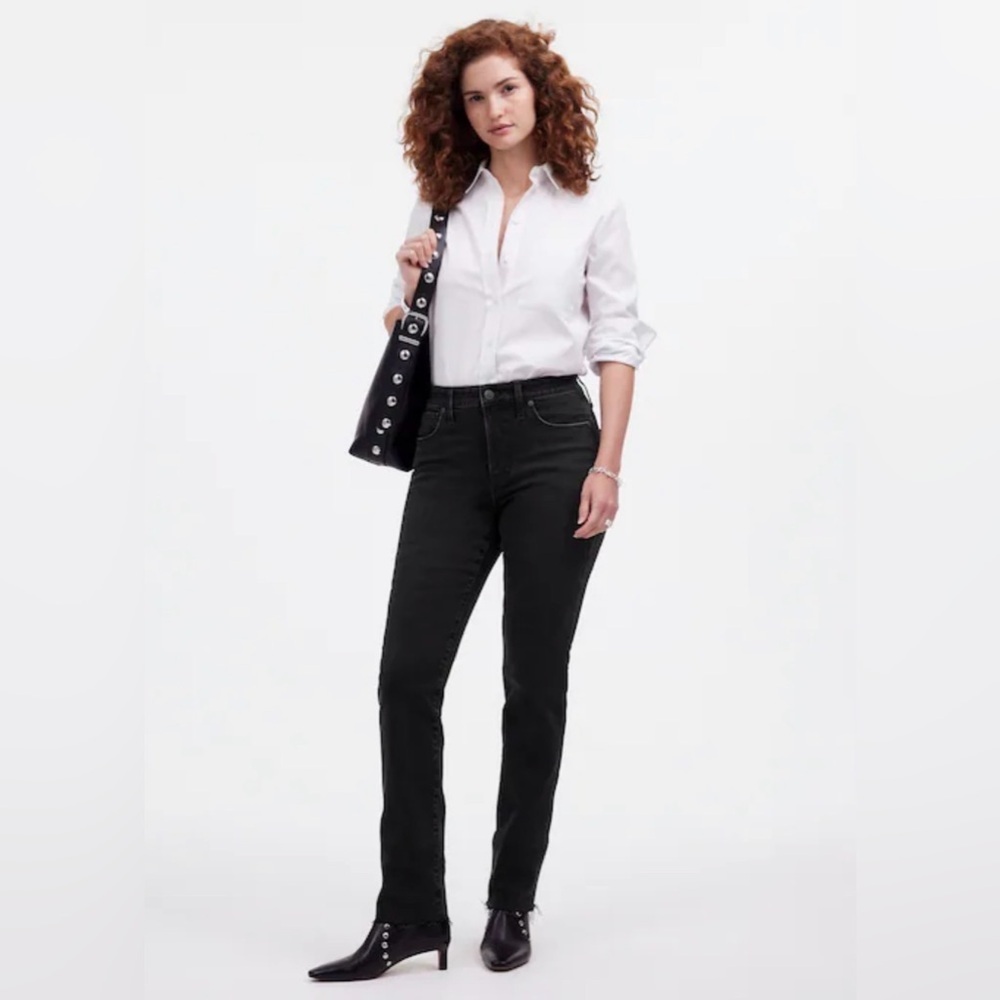 MADEWELL CURVY MID-RISE STOVEPIPE, SIZE 30